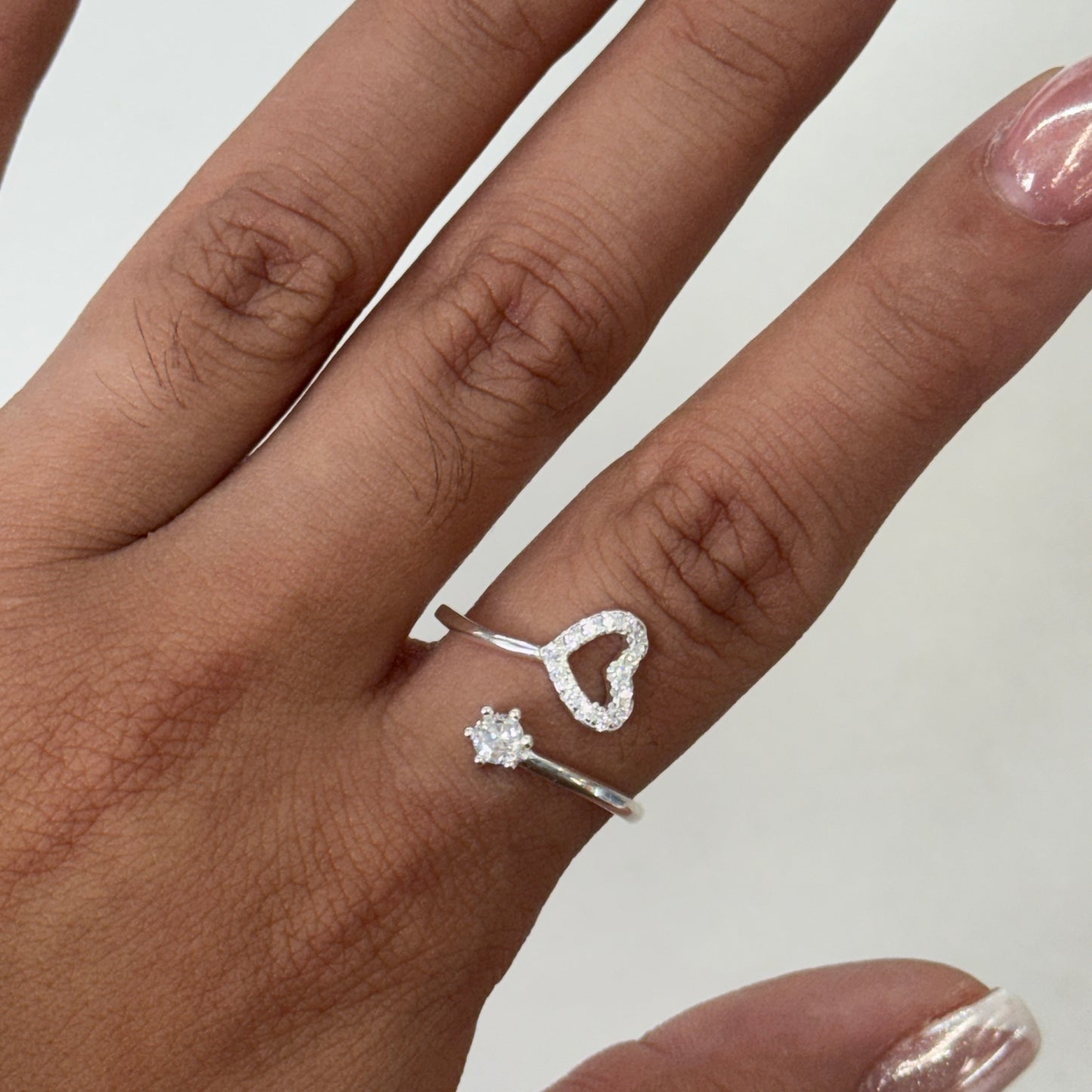 Anillo Corazón Ajustable