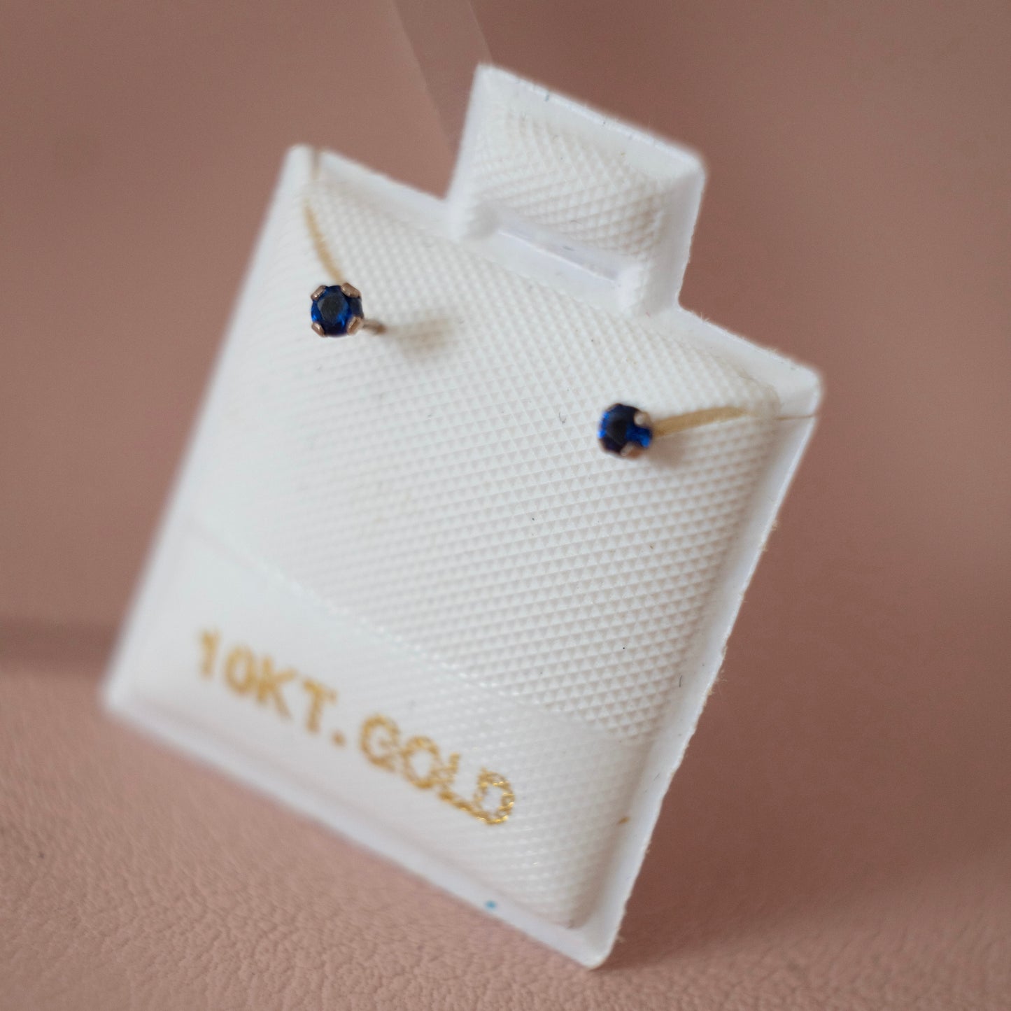 Broquel Azul Oro 10k