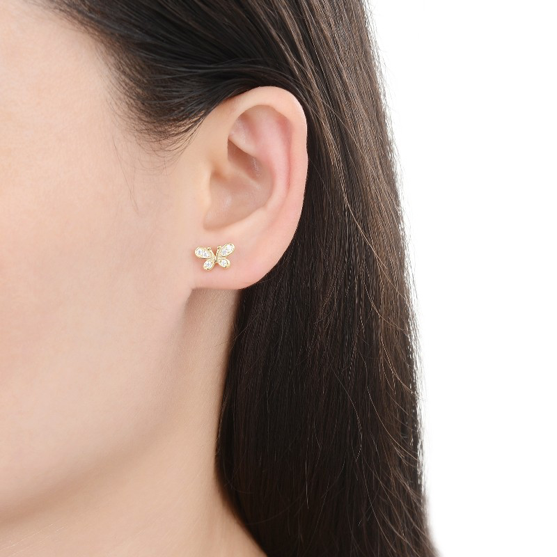 Aretes De Mariposa