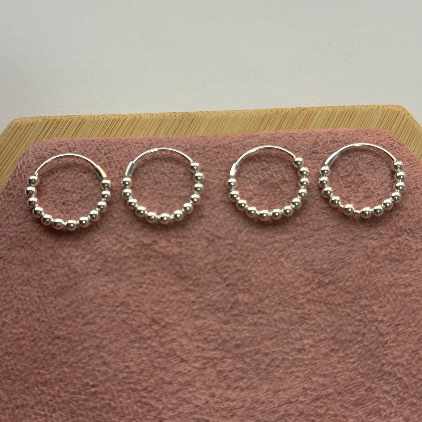 Argollas con Bolitas