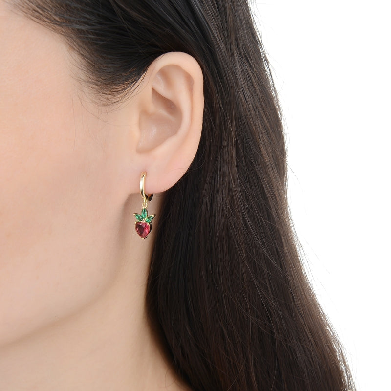 Aretes De Fresa