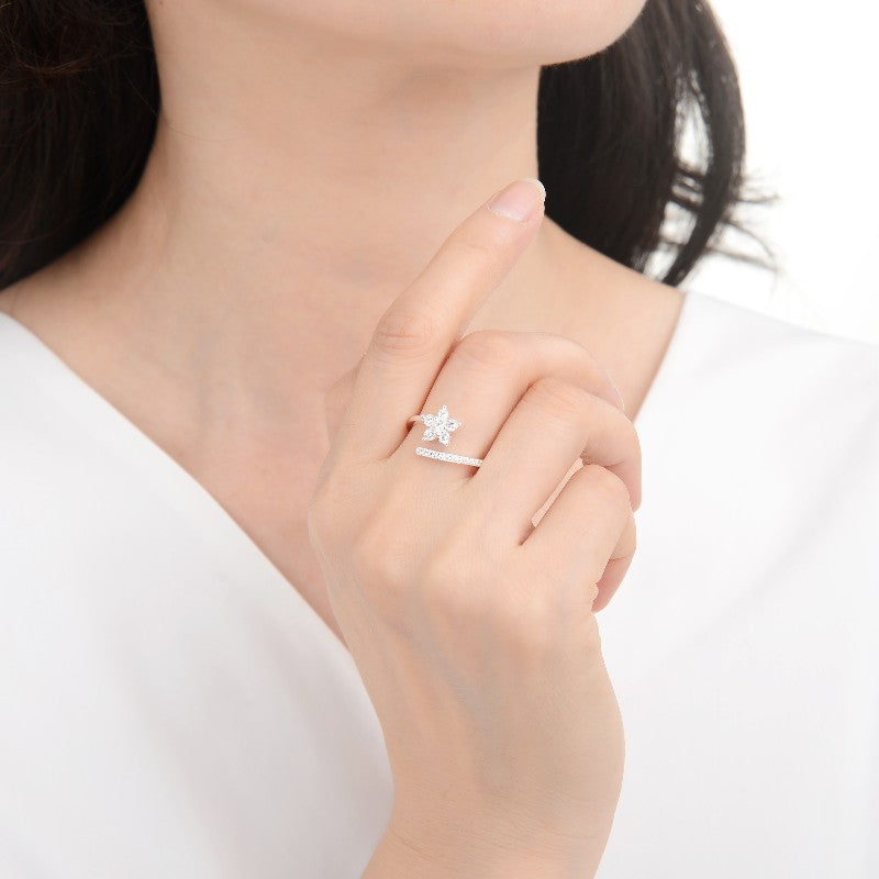 Anillo Ajustable Flor