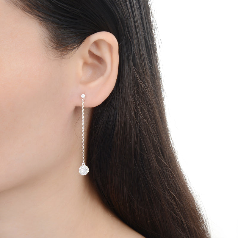 Aretes De Puntos De Luz