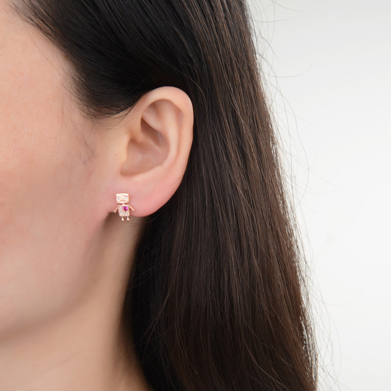 Aretes De Robot
