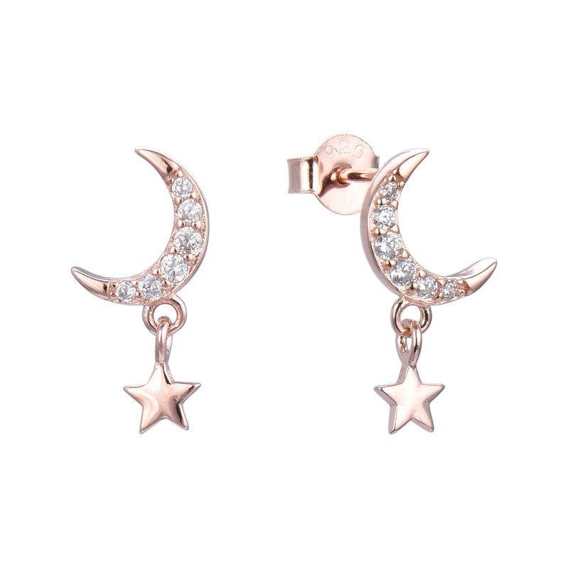 Aretes de Luna y Estrella
