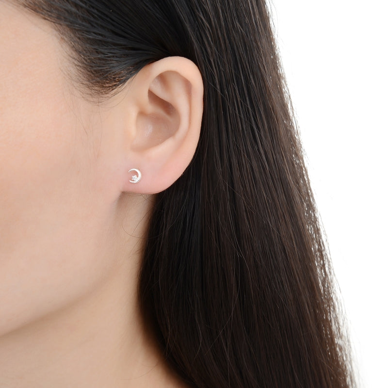 Aretes de Luna y Estrella