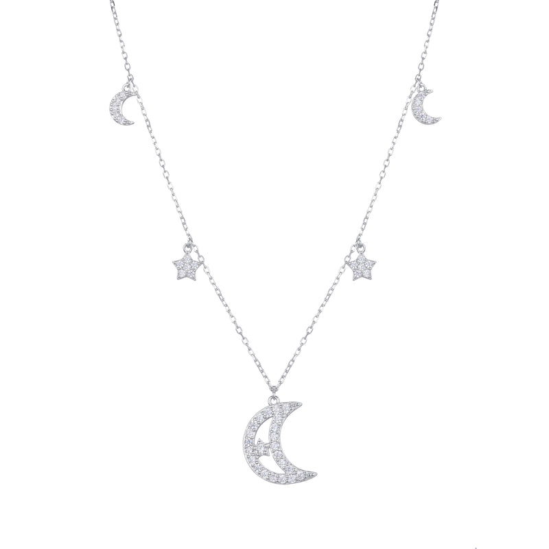 Gargantilla Luna Y Estrella