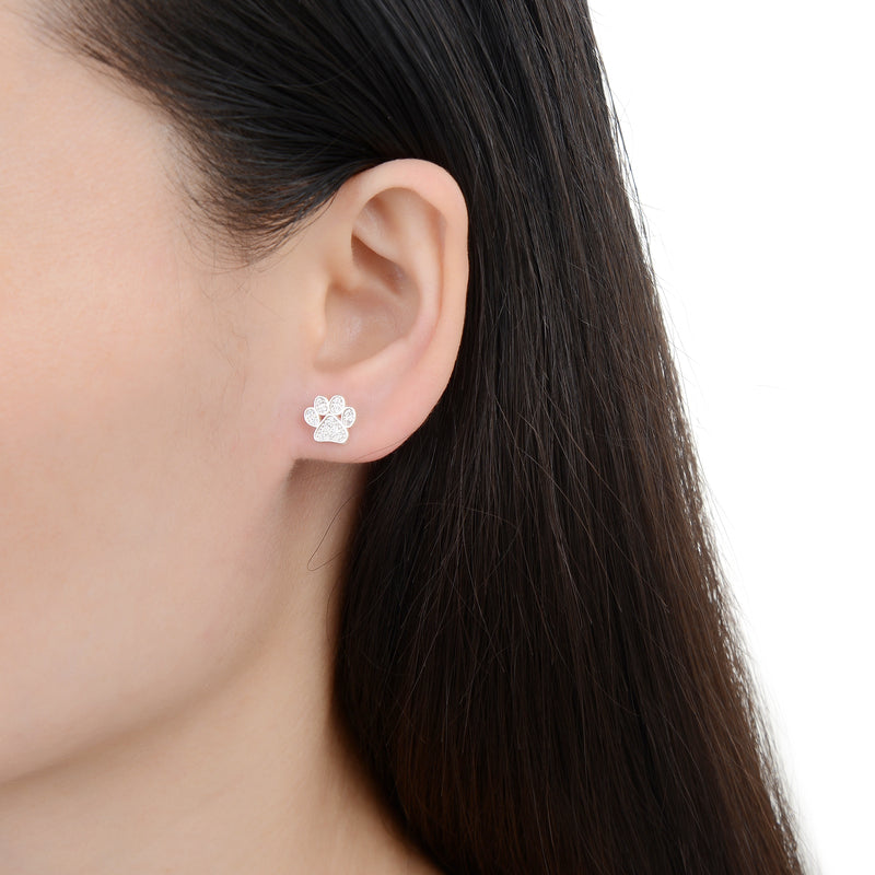 Aretes Huella De Perro