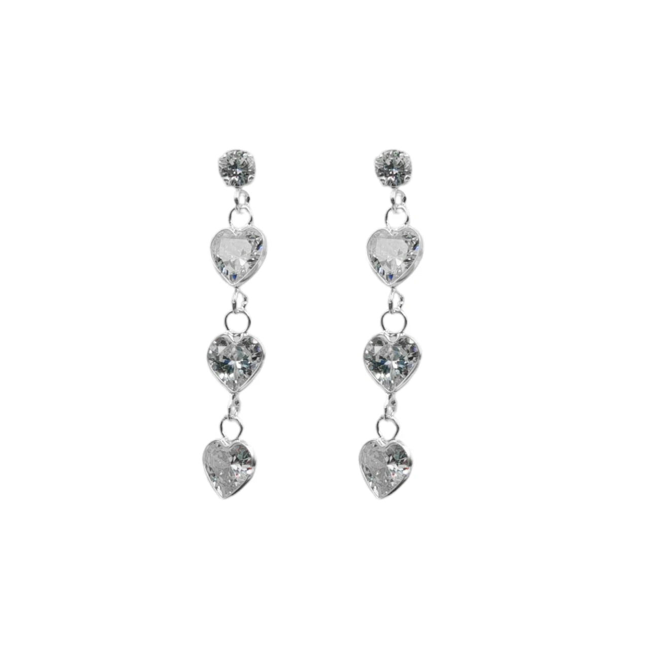 Aretes de corazones