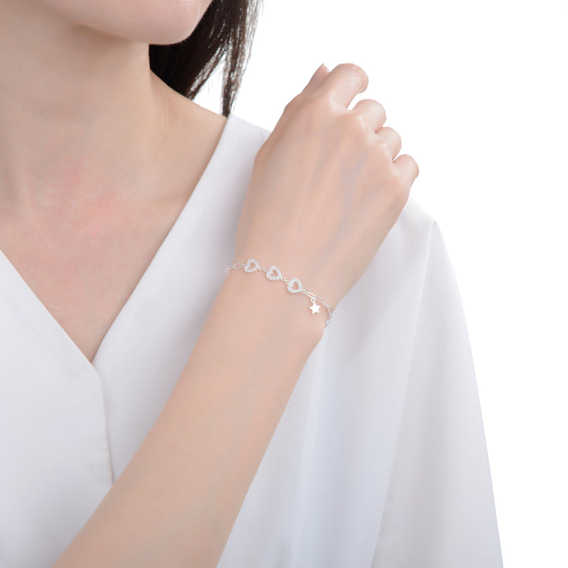 Pulsera de Corazones