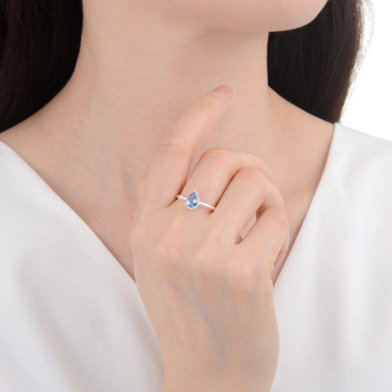Anillo de Gota y Puntos de Luz
