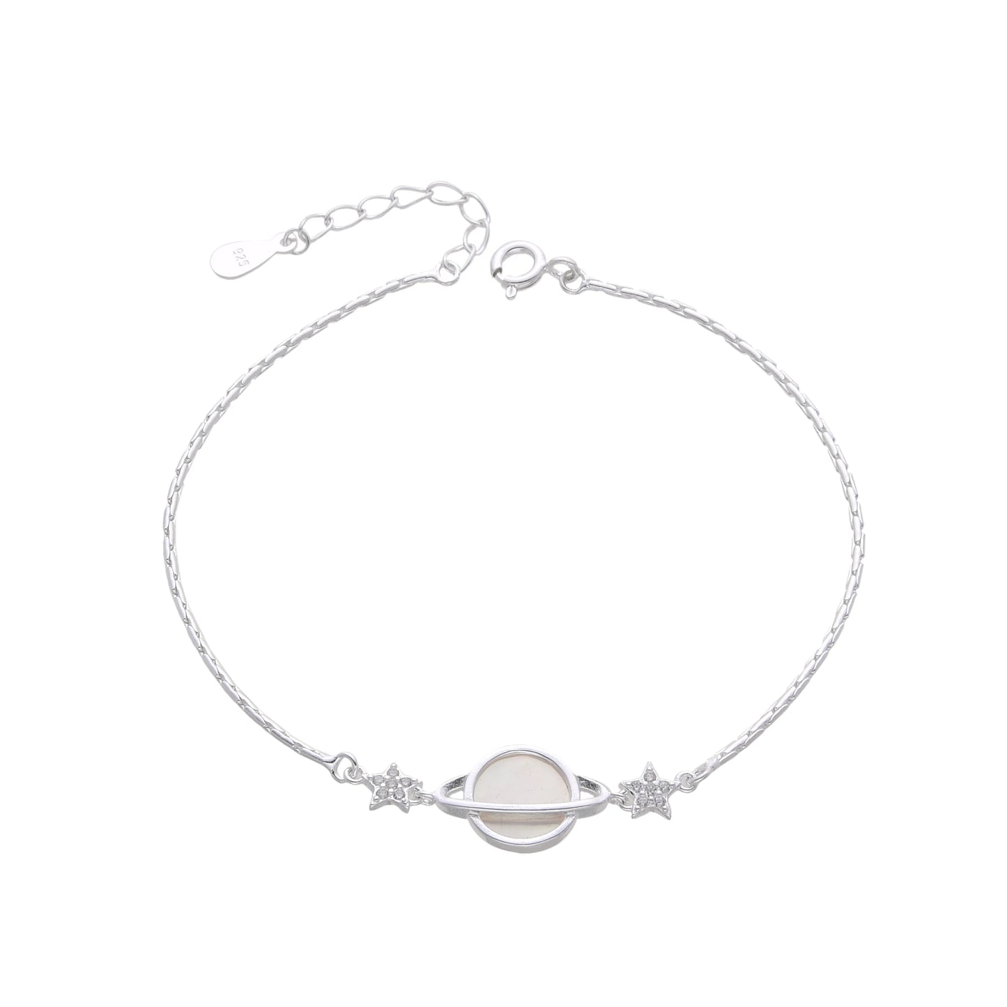 Pulsera de Saturno y Estrellas