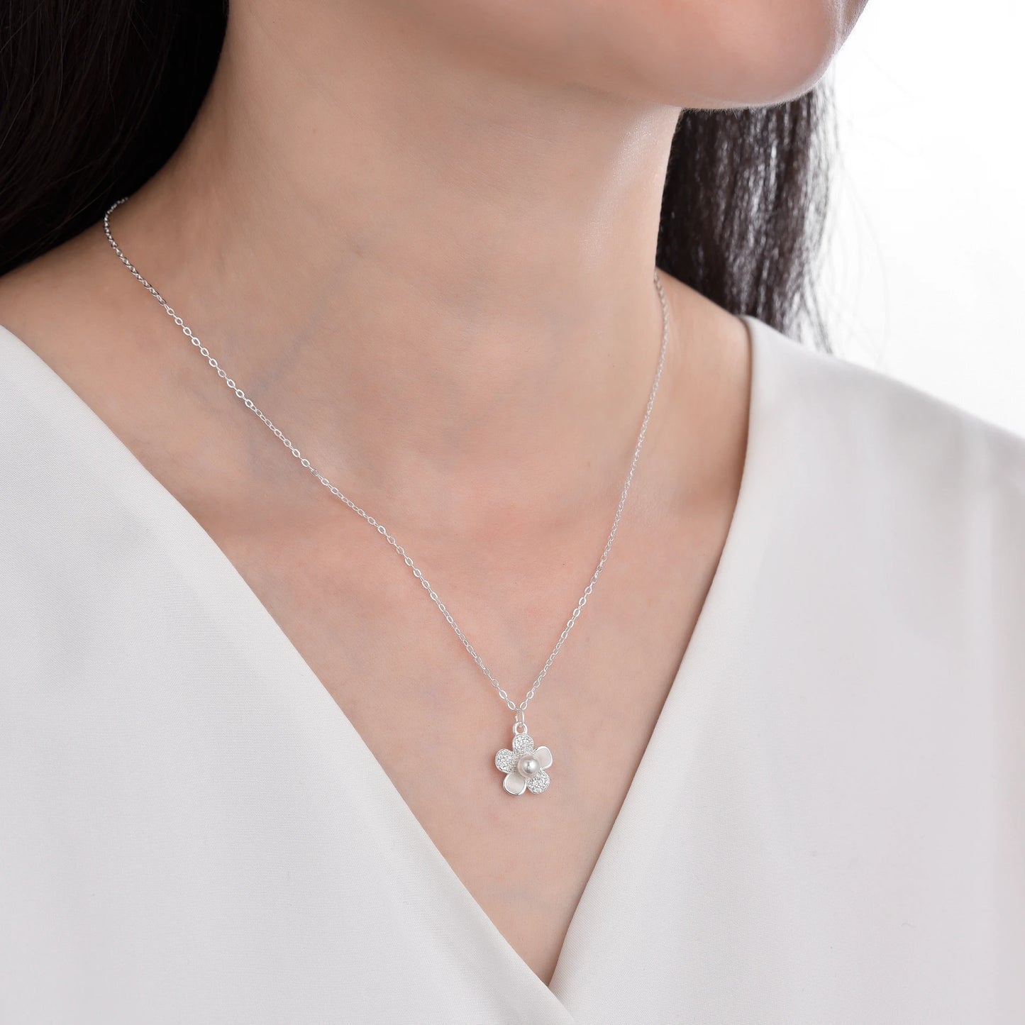 Gargantilla de Flor y Perla