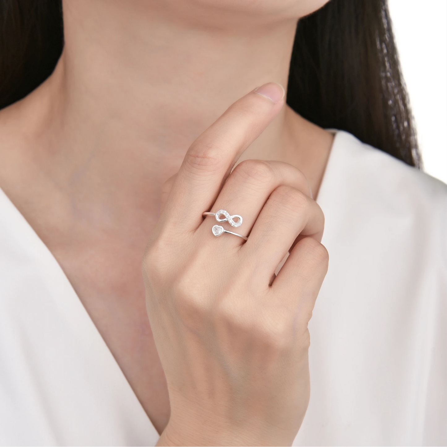 Anillo de Infinito y Corazón