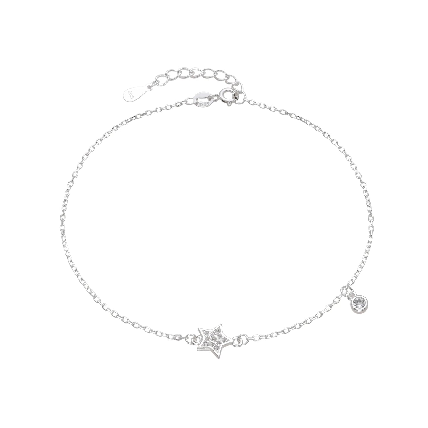 Tobillera de Estrella y Puntos de Luz