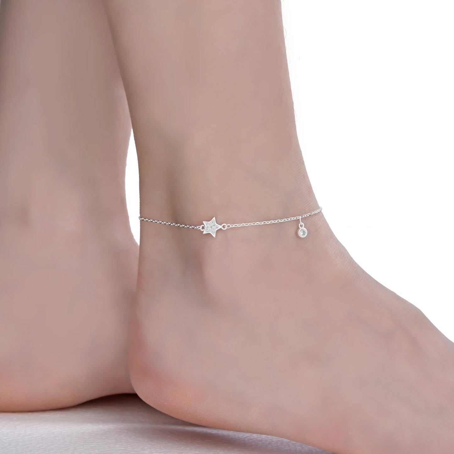 Tobillera de Estrella y Puntos de Luz