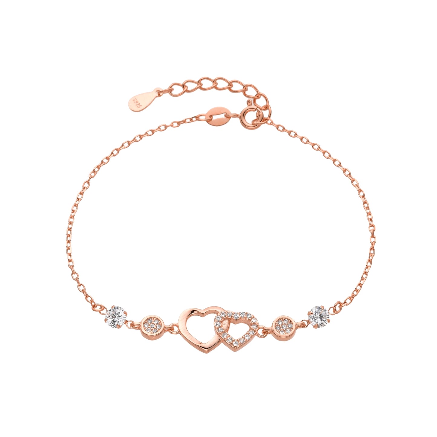Pulsera de Corazón y Puntos de Luz