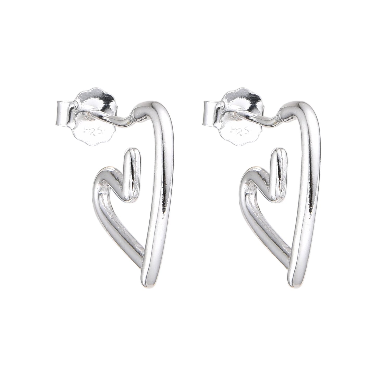 Medias Argollas de Corazón