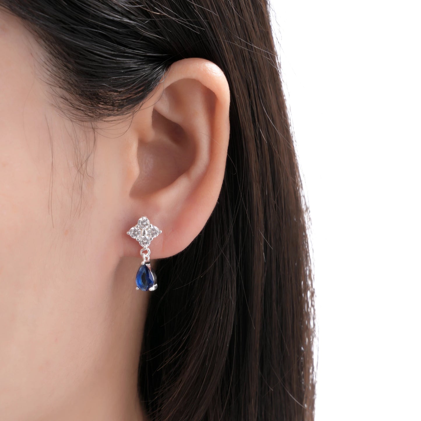 Aretes de Flor y Gota