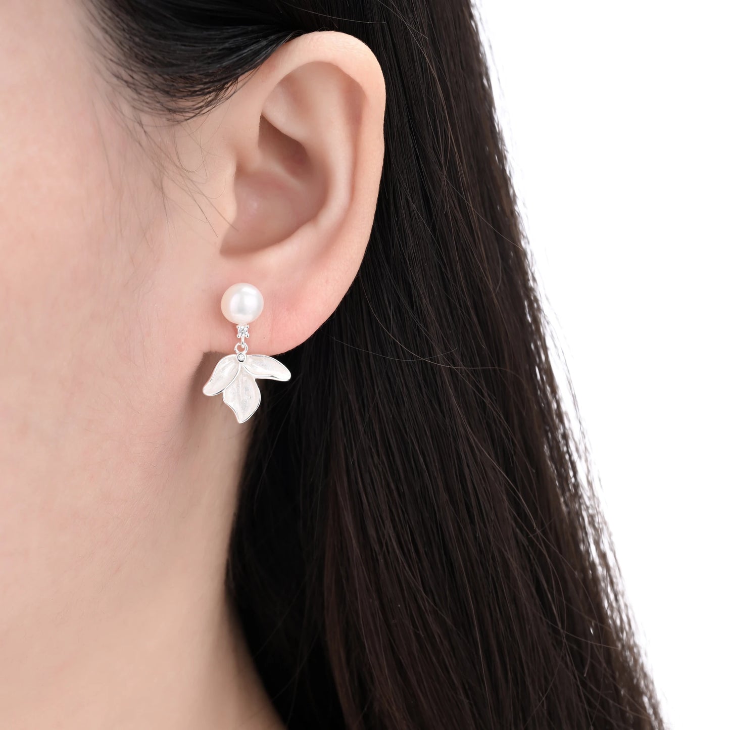 Aretes de Flor y Perla