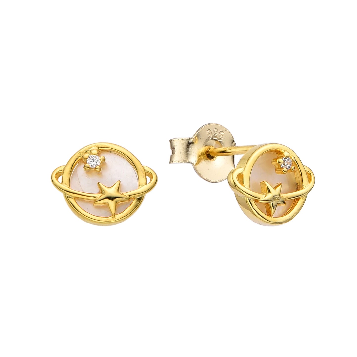 Aretes de Planeta y Estrella