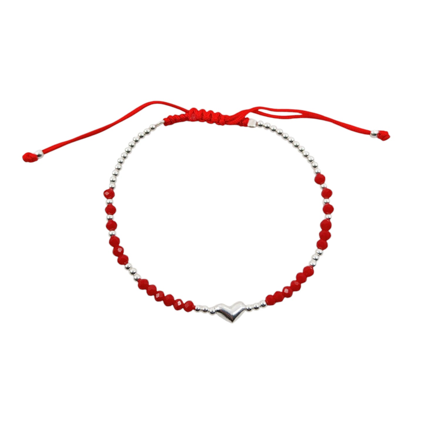 Pulsera hilo rojo de Corazón