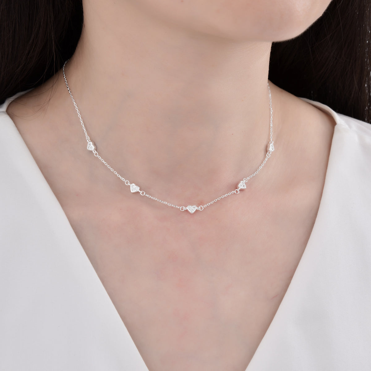 Choker de Corazones