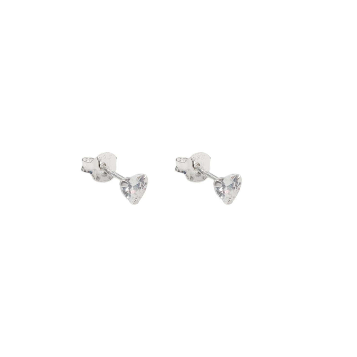 Aretes de Corazón 4mm