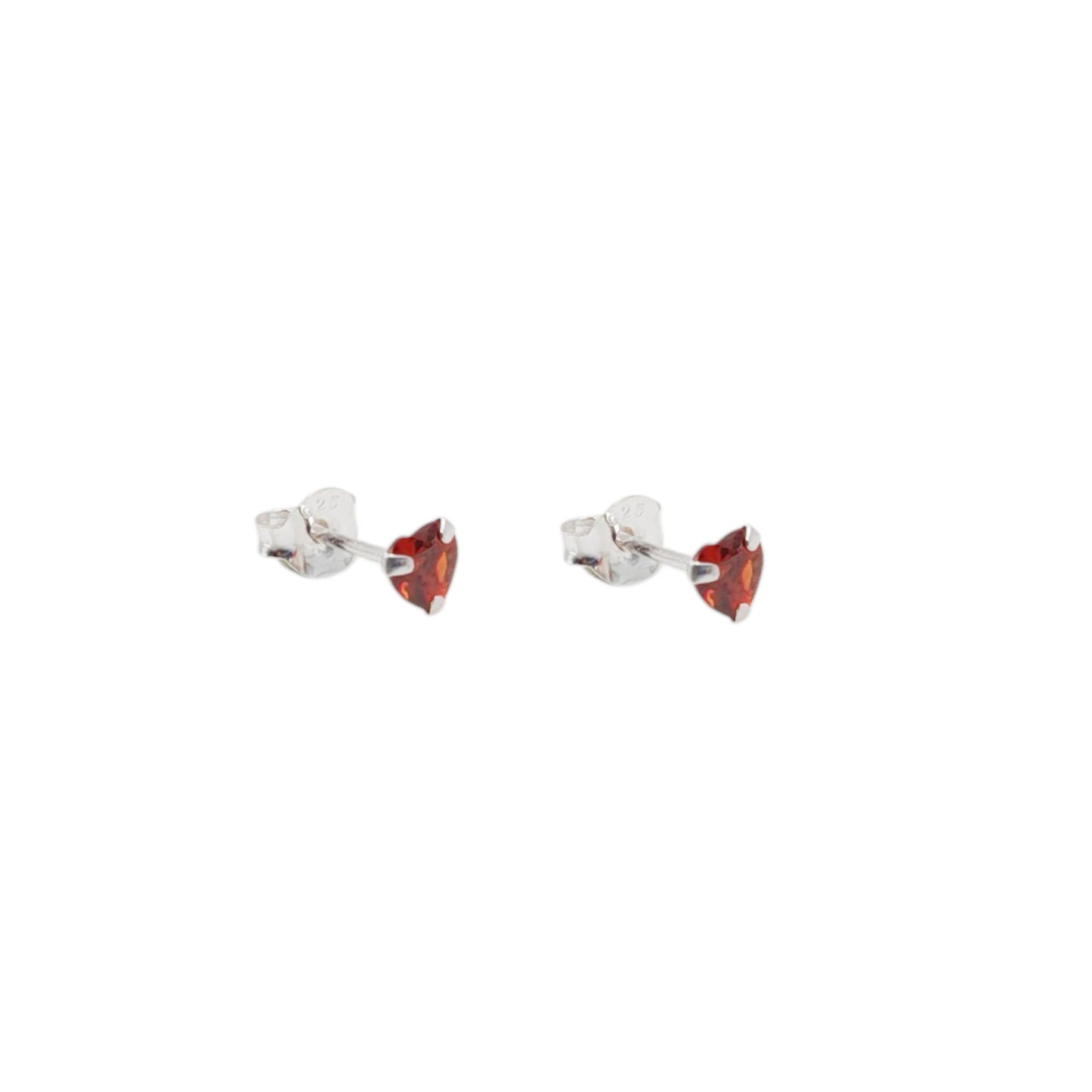 Aretes de Corazón 4mm
