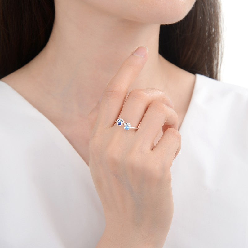 Anillo Huella de Perro