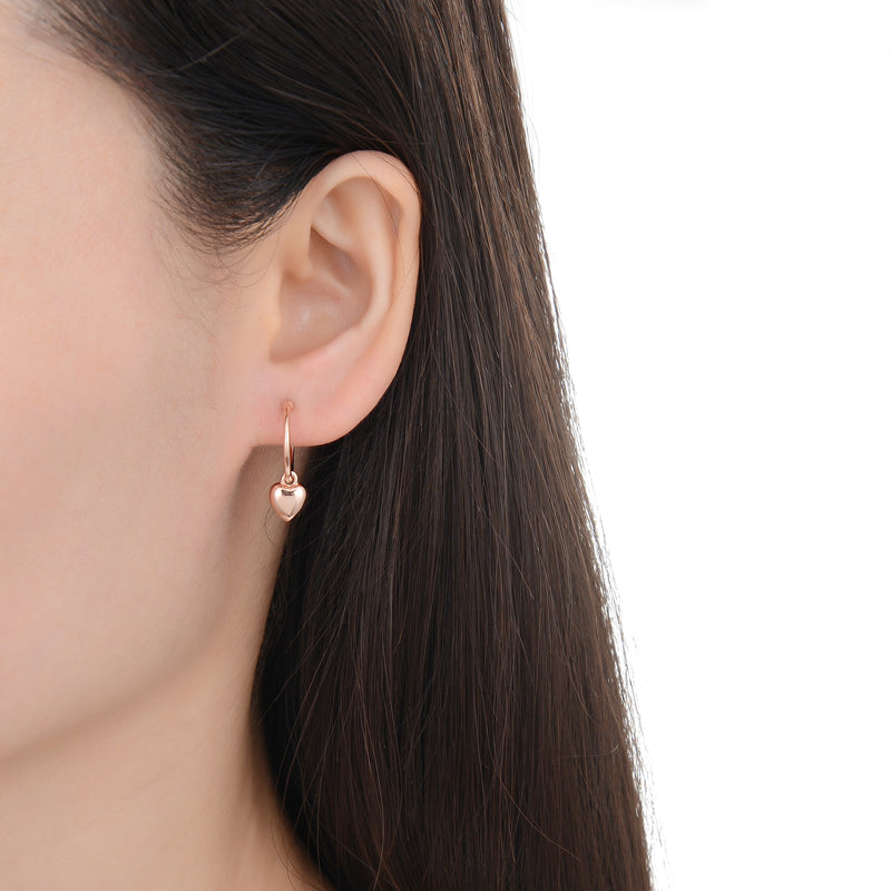Medias Argollas De Corazón