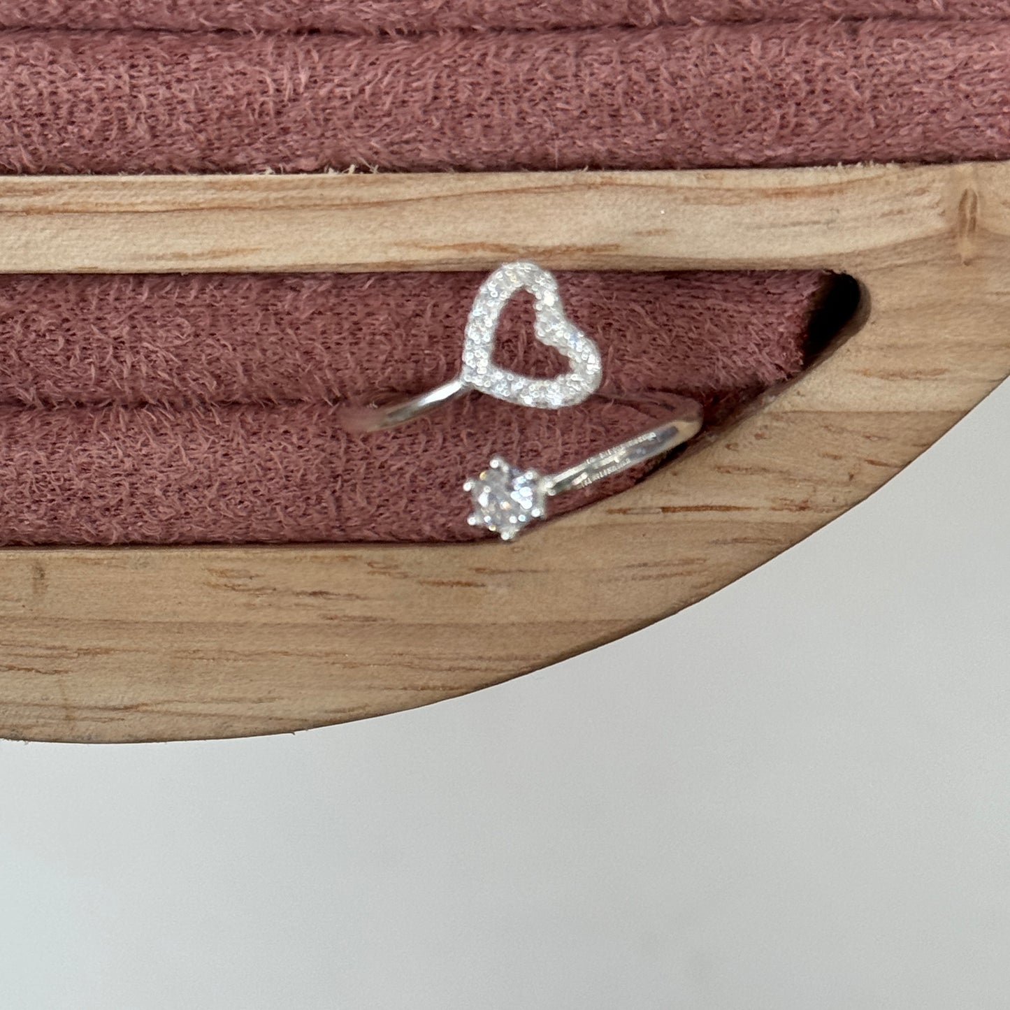 Anillo Corazón Ajustable