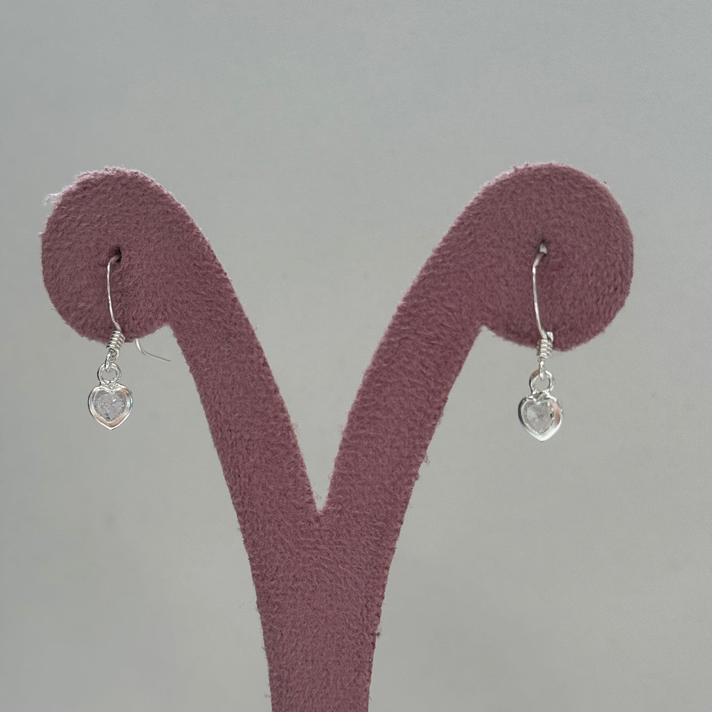 Aretes con broche Curva Corazón