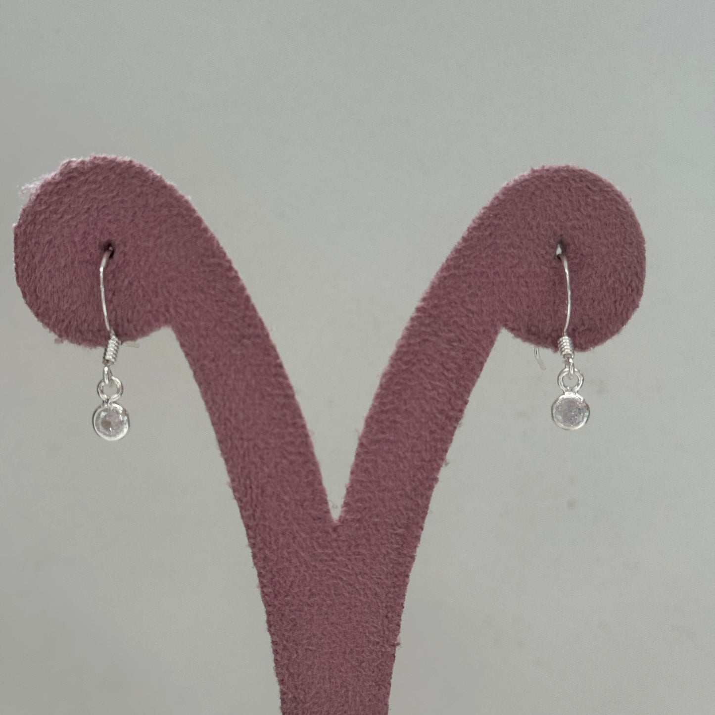 Aretes con broche Curva Círculo
