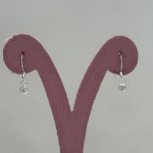 Aretes con broche Curva Círculo