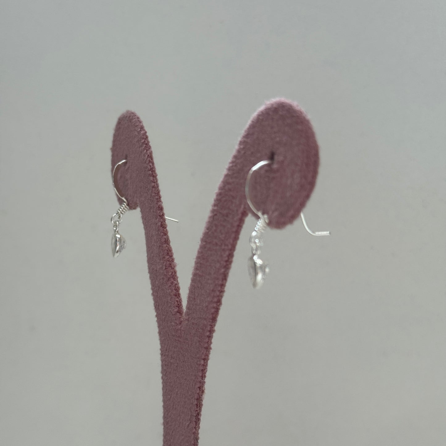 Aretes con broche Curva Corazón