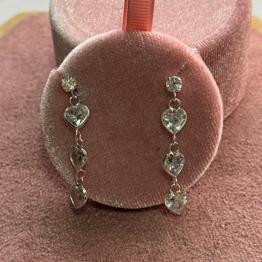 Aretes de corazones