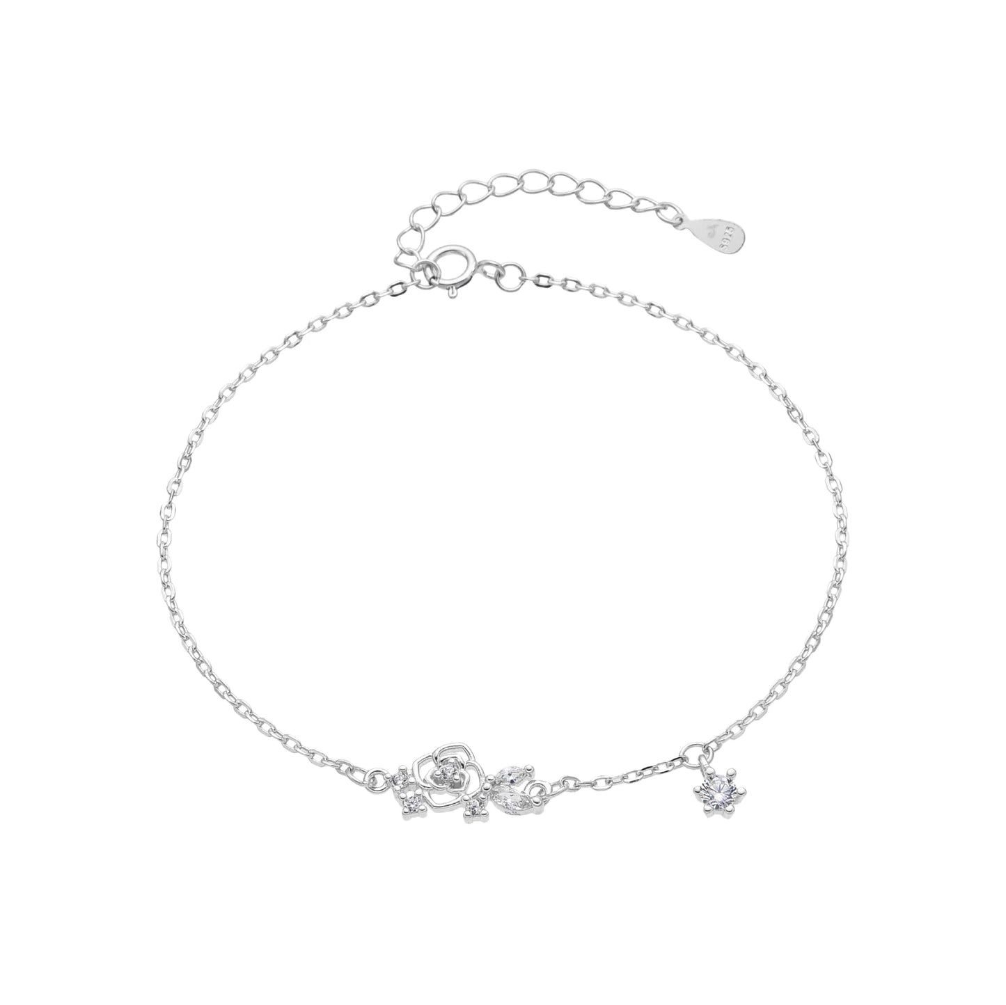 Pulsera de Flor y Puntos de Luz