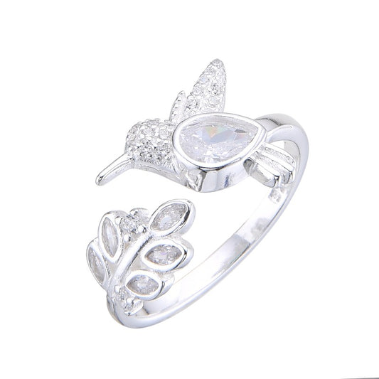 Anillo de Colibrí y Espiga