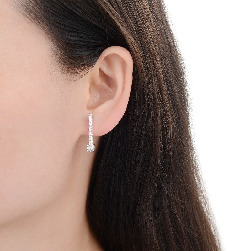 Aretes Largos Puntos