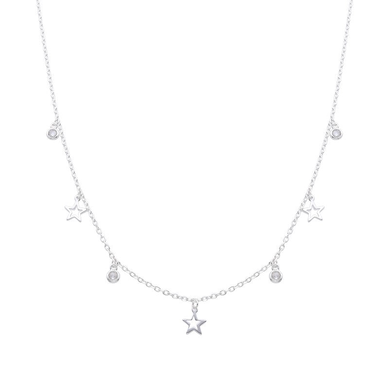 Gargantilla de Estrellas y Puntos de Luz