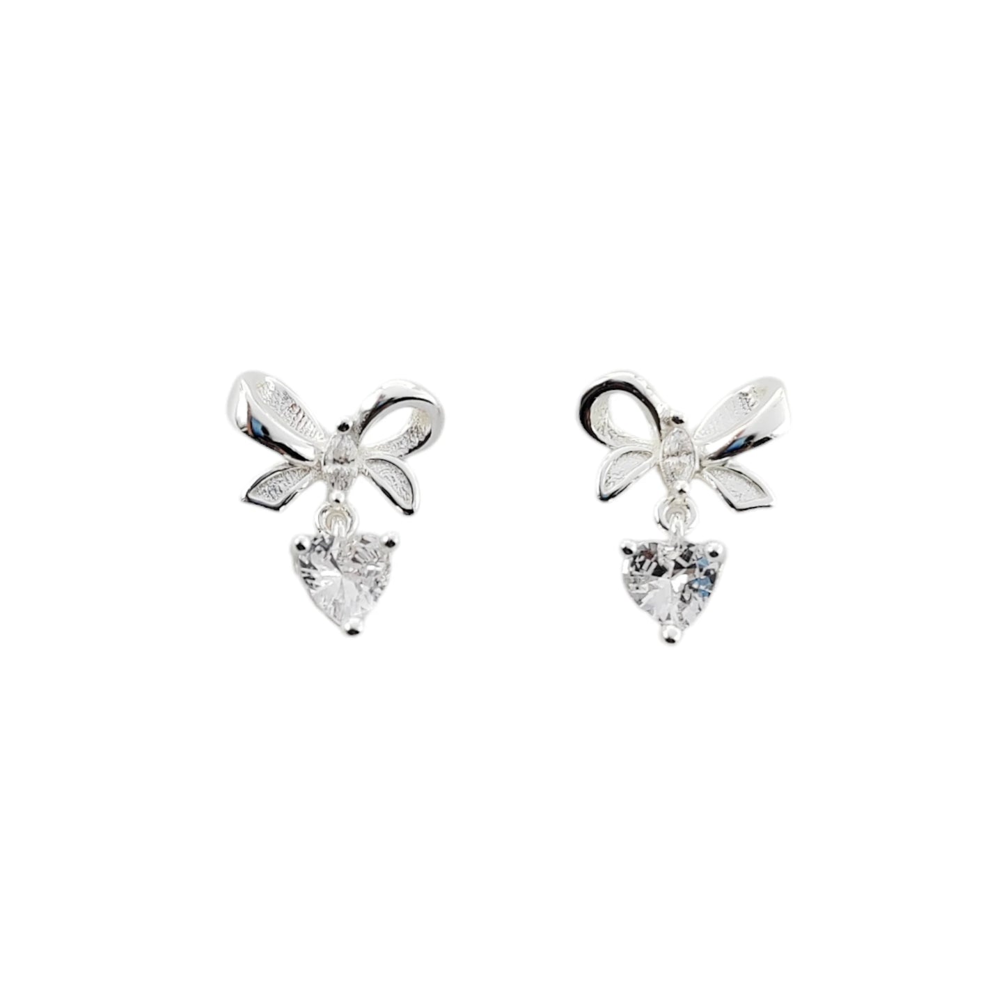 Aretes de Moño y Corazón