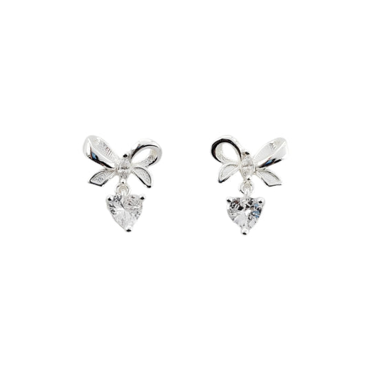 Aretes de Moño y Corazón