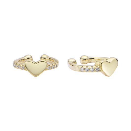 Ear Clips de Corazón