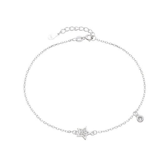Tobillera de Estrella y Puntos de Luz
