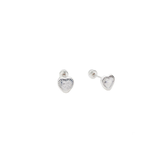Aretes de Corazón 6mm