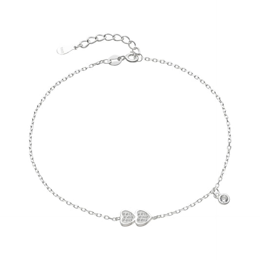 Tobillera de Corazones