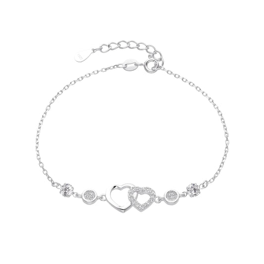Pulsera de Corazón y Puntos de Luz