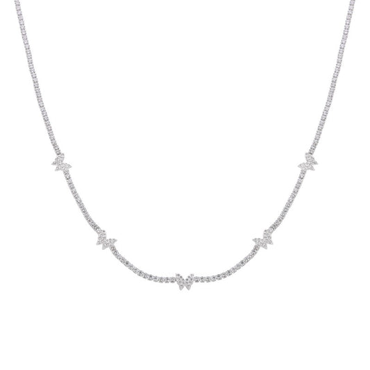 Choker Tennis con Mariposas