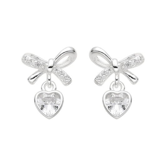 Aretes de Moño y Corazón